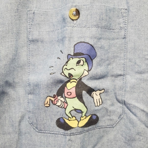 Disney Junk Food Jiminy Cricket Chambray Patches - Picture 2 of 5